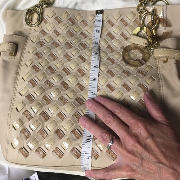 GORGEOUS Coach Peyton Woven Leather Tote! - Picture 5 of 8